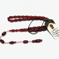 Sistem Püsküllü Şenalp Model Kapsül Kesim Ateş Kehribar Tesbih