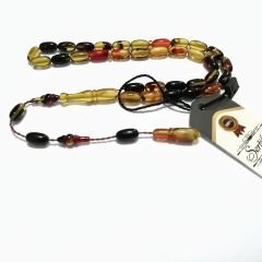 Sistem Püsküllü Şenalp Model Kapsül Kesim Sıkma Kehribar Tesbih