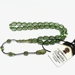 Sistem Püsküllü Beyzi Kesim Ateş Kehribar Tesbih