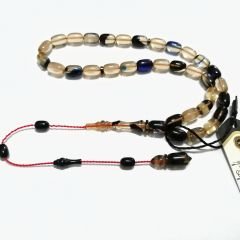 Sistem Püsküllü Kapsül Kesim Sıkma Kehribar Tesbih