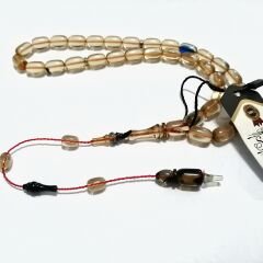 Sistem Püsküllü Kapsül Kesim Sıkma Kehribar Tesbih