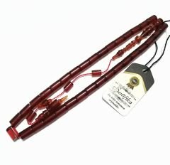 İmamesi Halkalı Sistem Püsküllü  Kesme Model Ateş Kehribar Tesbih