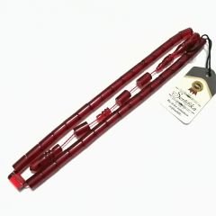 Sistem Püsküllü Kesme Model Kırmızı Ateş Kehribar Tesbih