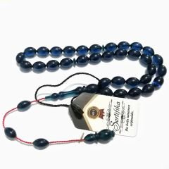 Sistem Püsküllü İç Rengi Parlament Mavisi Beyzi Kesim Ateş Kehribar Tesbih