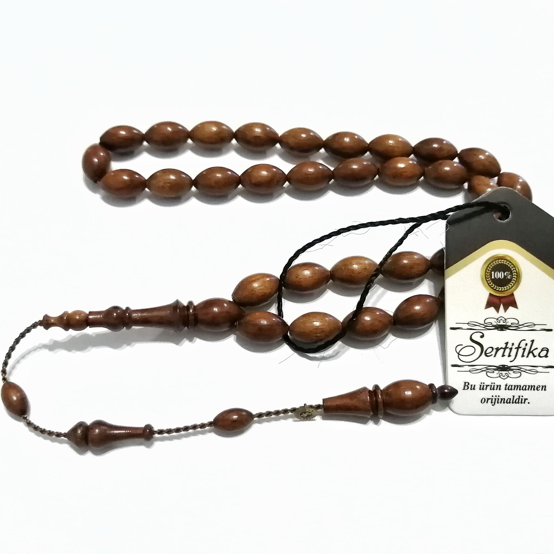 Sistem Püsküllü Beyzi Kesim Yılan Ağacı Tesbih