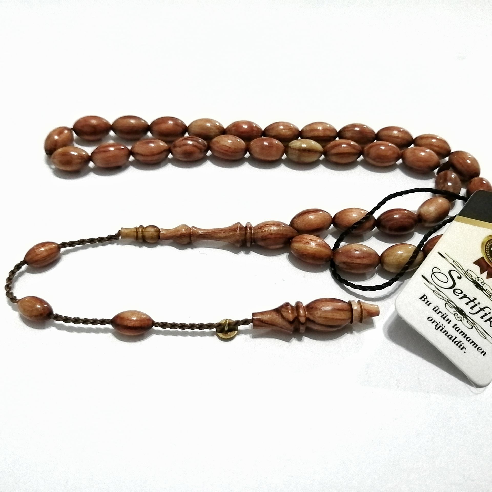 Sistem Püsküllü Beyzi Kesim Japon Kirazı Ağacı Tesbih