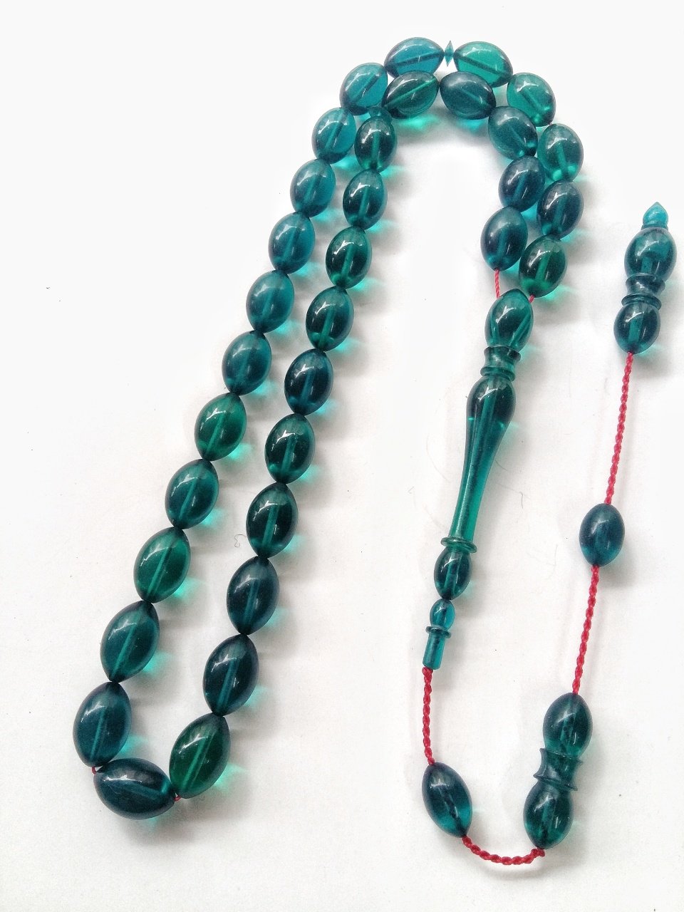 Sistemli Beyzi Kesim Ateş Kehribar Tesbih