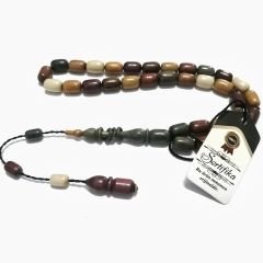 Sistem Püsküllü Kapsül Kesim Karma Ağaç Tesbih