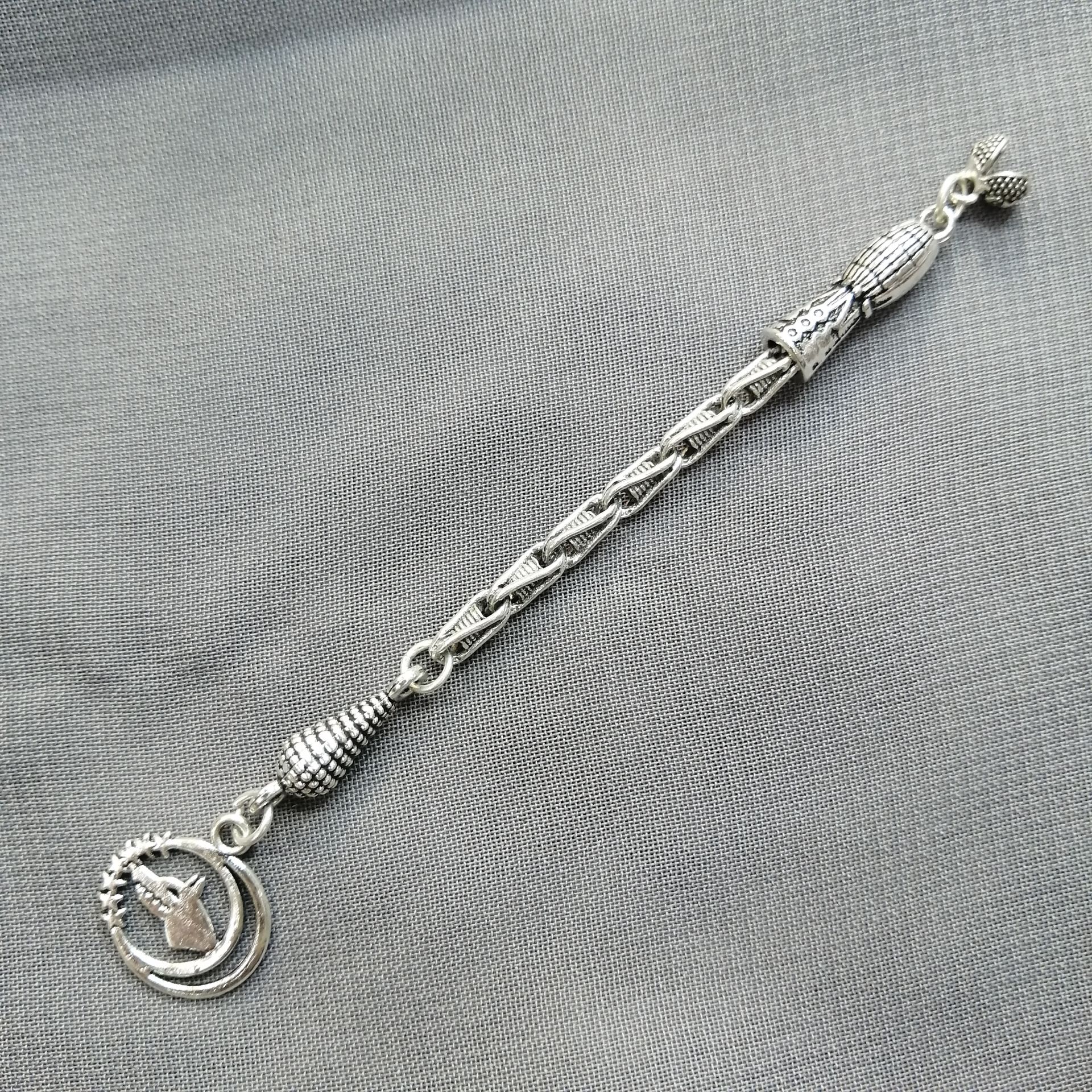 Pirinç Üzeri Gümüş Kaplama Alpaka püskül