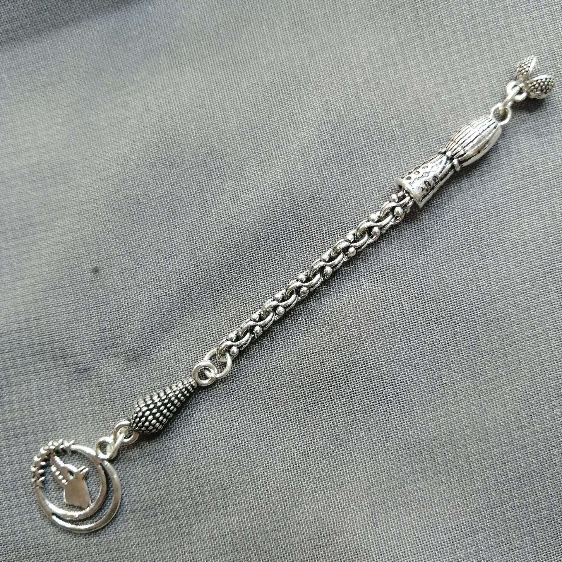 Pirinç Üzeri Gümüş Kaplama Alpaka püskül