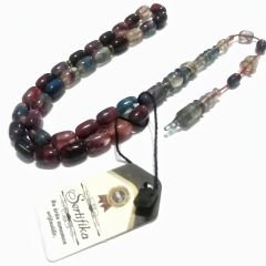 İmamesi Halkalı Sistem Püsküllü Hatasız Hareli Kapsül Kesim Sıkma Kehribar Tesbih