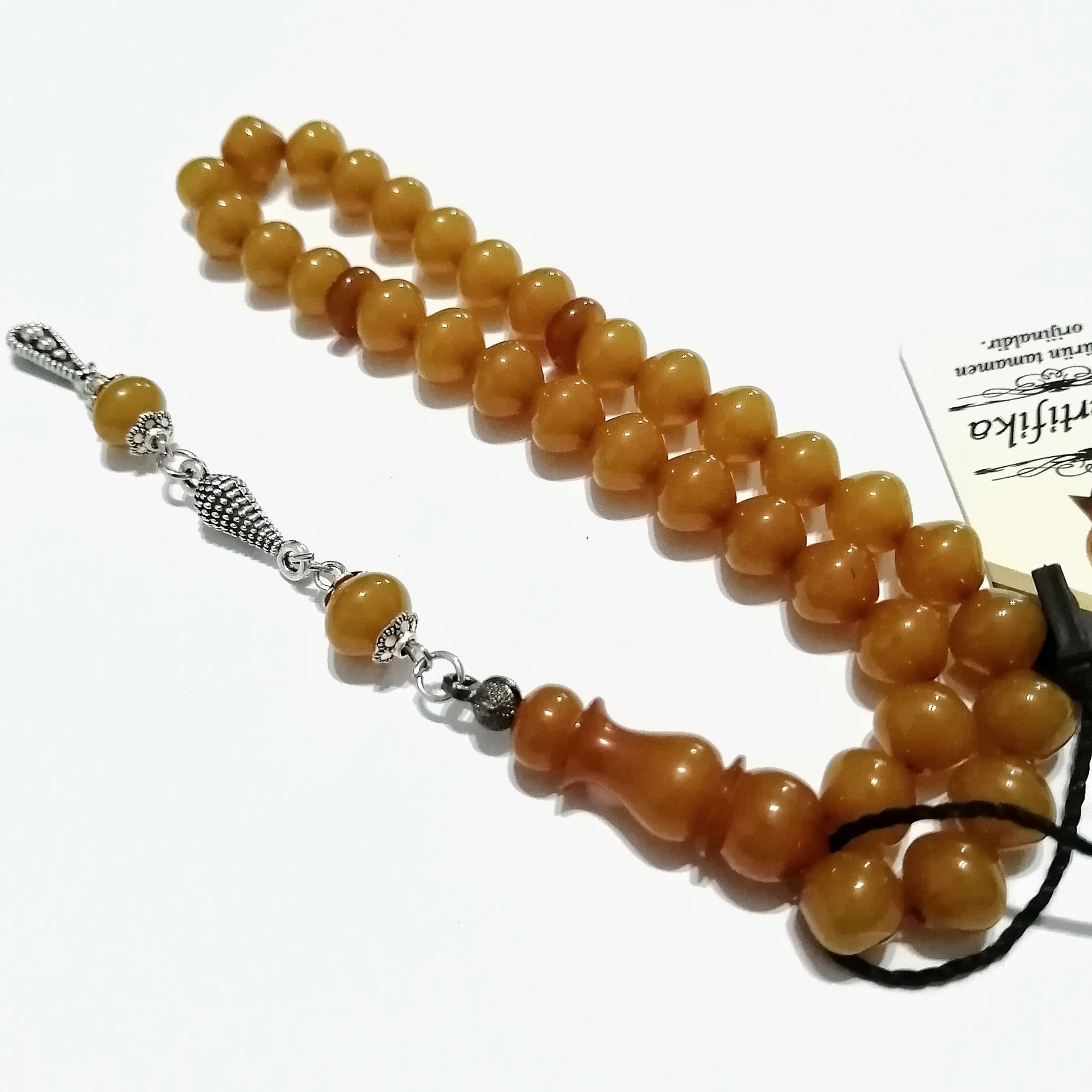 Alpaka Püsküllü Istanbul Kesim Bilek Boy Katalin Tesbih