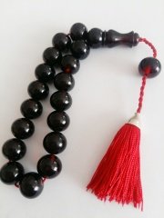 İp Püsküllü Küre Kesim Efe Model Sıkma Kehribar Tesbih