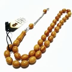 925 Ayar Gümüş Püsküllü Tombul Beyzi Kesim Katalin Tesbih