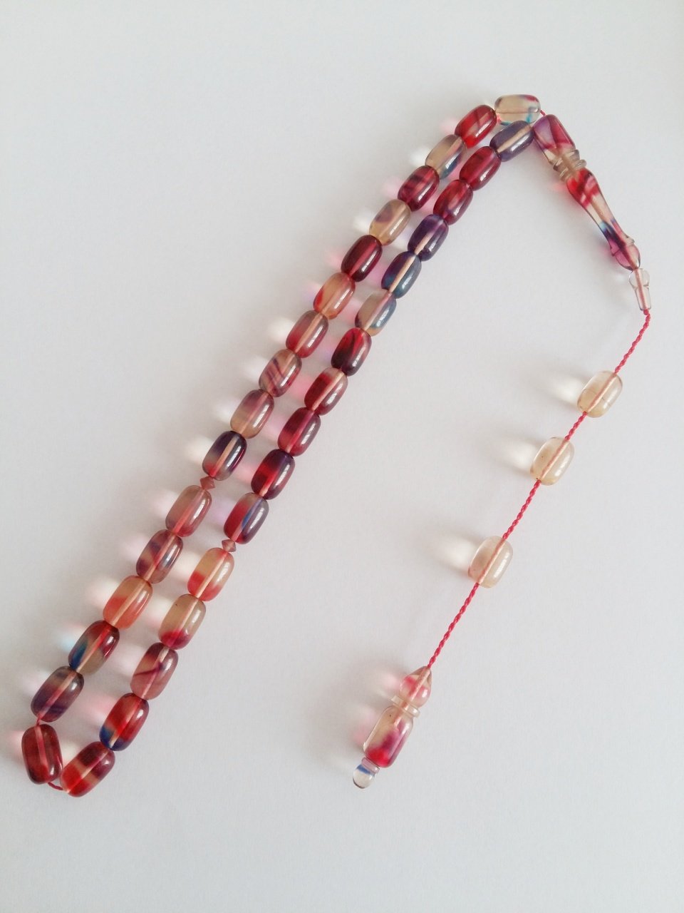 Sistem Püsküllü Hareli Kapsül Kesim Sıkma Kehribar Tesbih