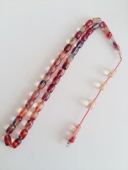 Sistem Püsküllü Hareli Kapsül Kesim Sıkma Kehribar Tesbih