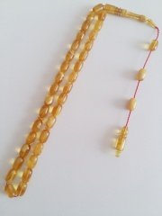 Sistem Püsküllü Hareli Kapsül Kesim Sıkma Kehribar Tesbih