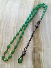 Kazaz Püsküllü Yoğun Hareli Elinizden Düşürmeyeceğiniz özel İşçilikli Sıkma Kehribar Tesbih