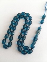 İmamesi Halkalı Beyzi Kesim Ateş Kehribar Tesbih