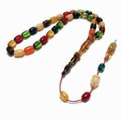 Sistem Püsküllü İmamesi Halkalı Renk Cümbüşü Bonibon Tesbih