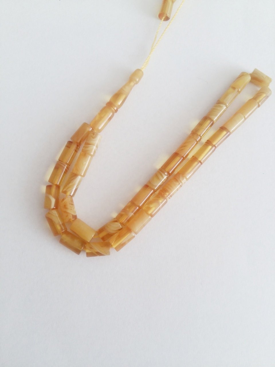 Minik Boy Kesme Model Sıkma Kehribar Tesbih