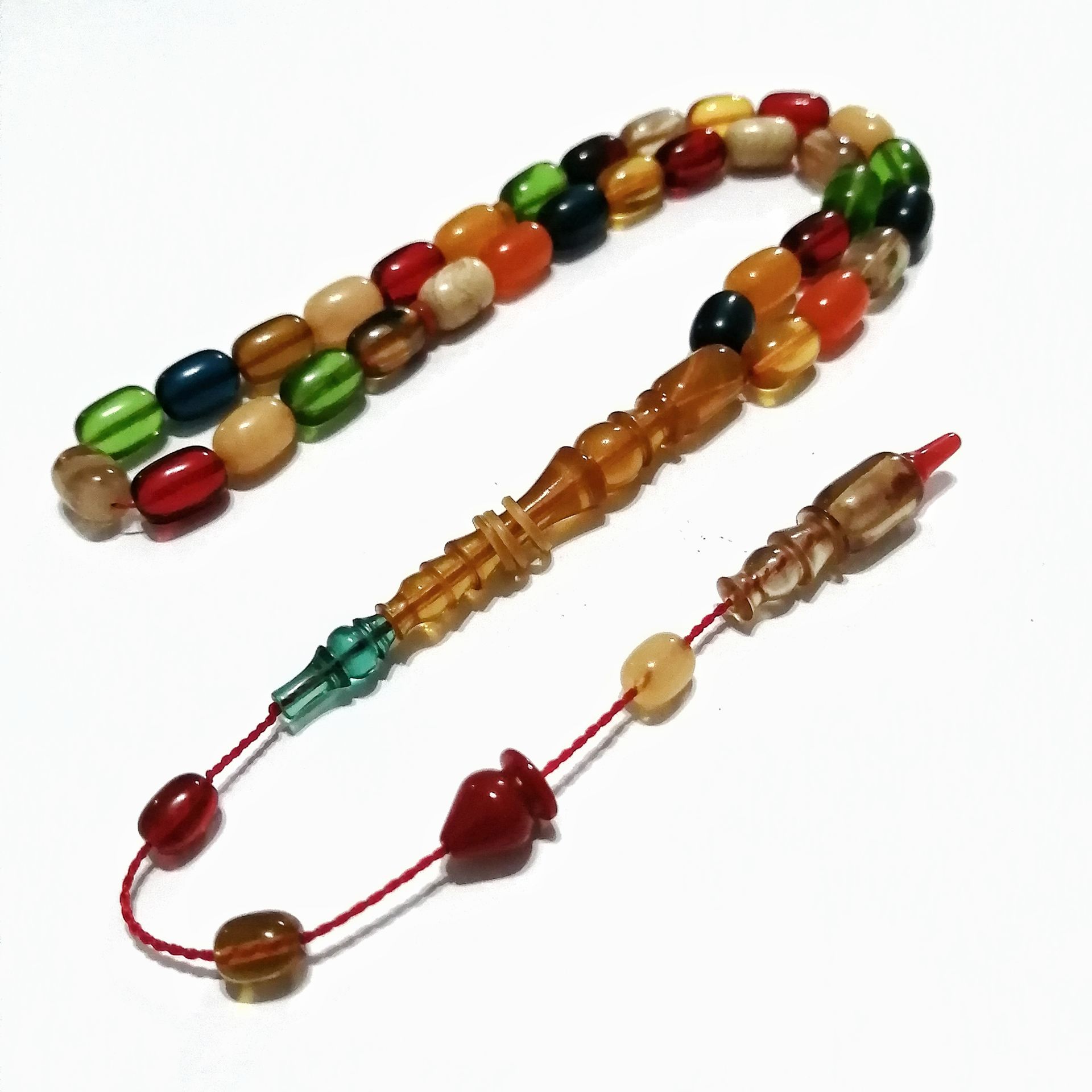 Sistem Püsküllü İmamesi Halkalı Renk Cümbüşü Bonibon Tesbih