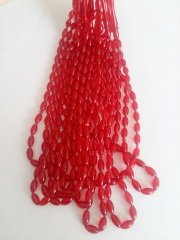 Arpa Kesim Kırmızı Ateş Kehribar Tesbih