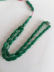 Kapsül Kesim Yoğun Hareli Yeşil Sıkma Kehribar Tesbih