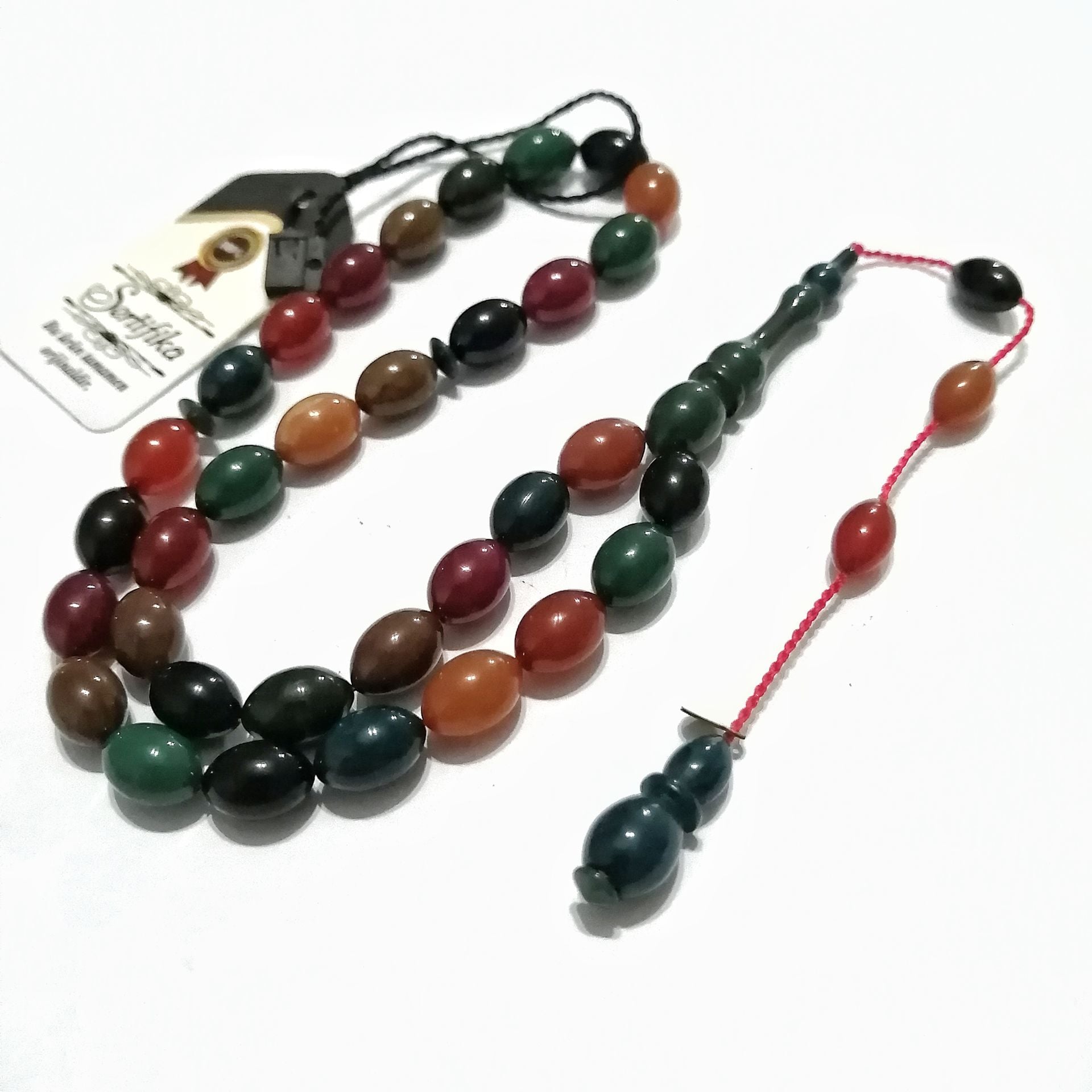 Sistem Püsküllü Beyzi Kesim Renk Cümbüşü Bonibon Tesbih