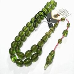 Sistem Püsküllü İmamesi Halkalı Beyzi Kesim Ateş Kehribar Tesbih