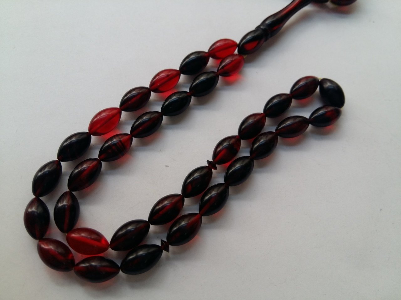 Sıkma Kehribar Tesbih