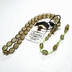 Sistem Püsküllü İmamesi Halkalı Beyzi Kesim Ateş Kehribar Tesbih