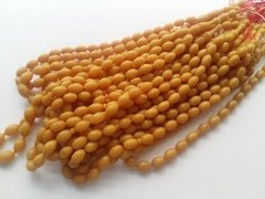 Yoğun Hareli Sıkma Kehribar Tesbih