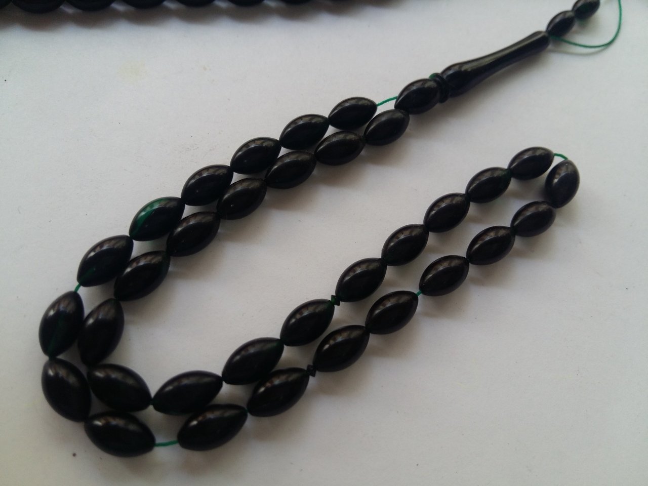 Yansımalı Sıkma Kehribar Tesbih