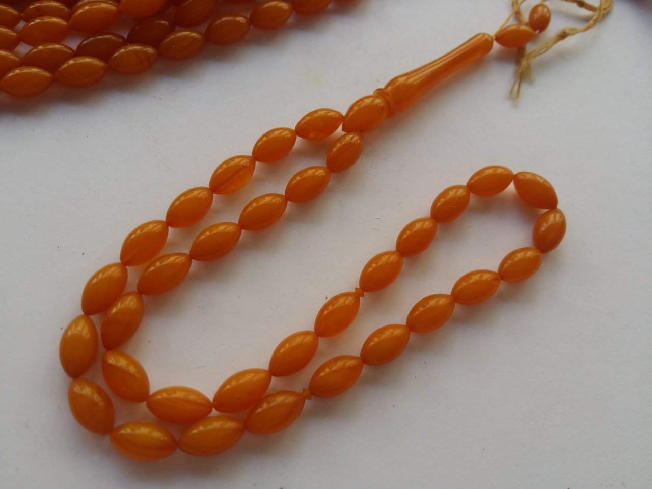 Sıkma Kehribar Tesbih