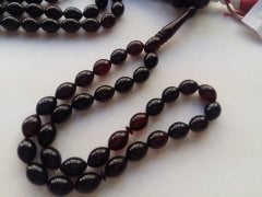 Kırmızı Yansımalı Ateş Kehribar Tesbih