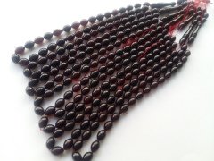 Özel İşçilikli Kırmızı Yansımalı Ateş Kehribar Tesbih