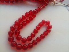 Küre Kesim Ateş Kehribar Tesbih