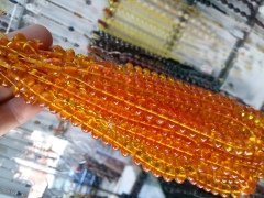 Basık Kesim Bilek Boy Hatasız Ateş Kehribar Tesbih