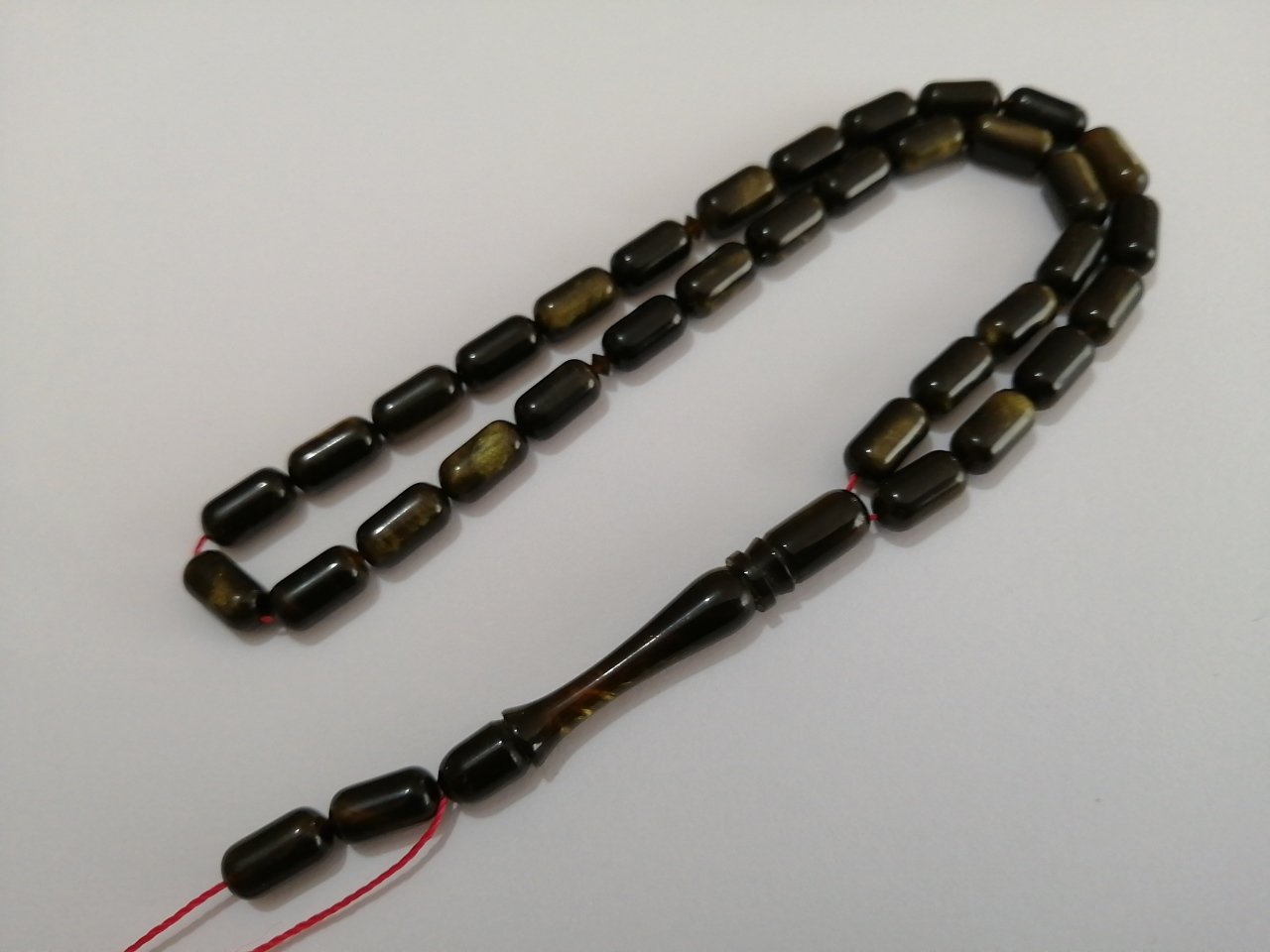 Kapsül Kesim Sıkma Kehribar Tesbih