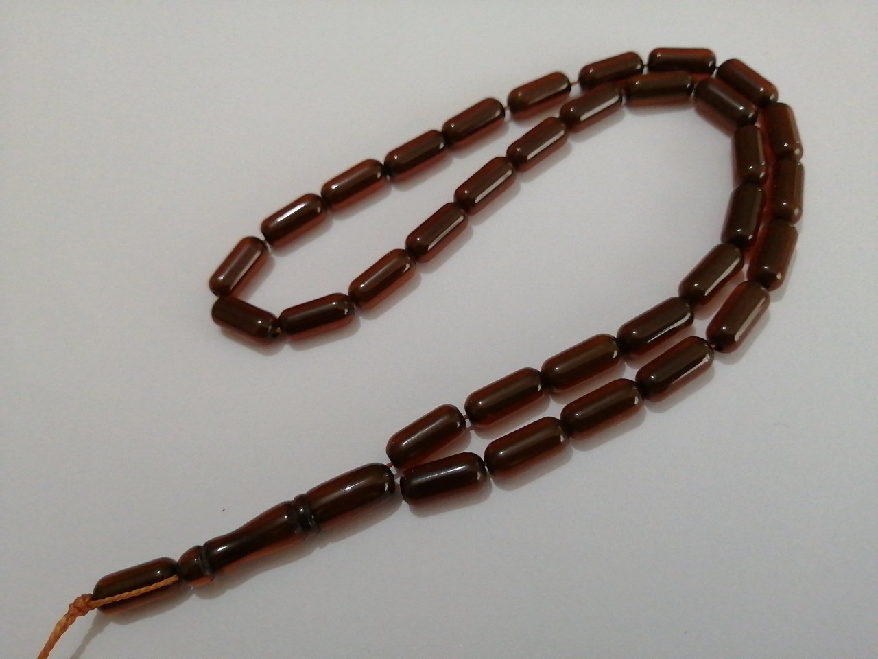 Kapsül Kesim Sıkma Kehribar Tesbih