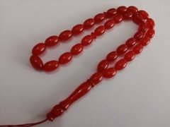 Beyzi Kesim Sıkma Kehribar Tesbih