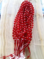 Özel İşçilikli Atölye Yapımı Ateş Kehribar Tesbih.Ürün Piyasanın en iyi Hammaddesinden Yapılmış Olup Canlı Rengiyle, Yumuşak Dokusu ve Kusursuz İşçiligiyle Tesbih Severlerin Beğenisine Sunulmuştur.