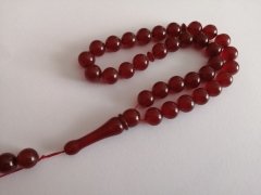 Küre Kesim Sıkma Kehribar Tesbih