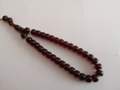 Tekerlek Kesim Bilek Boy Ateş Kehribar Tesbih