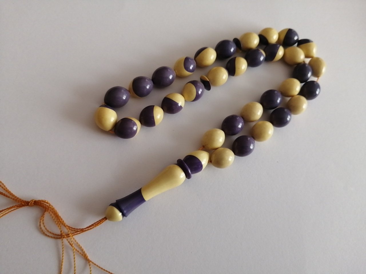 Tombul Beyzi Kesim Aramiht Bilardo Topu Tesbih