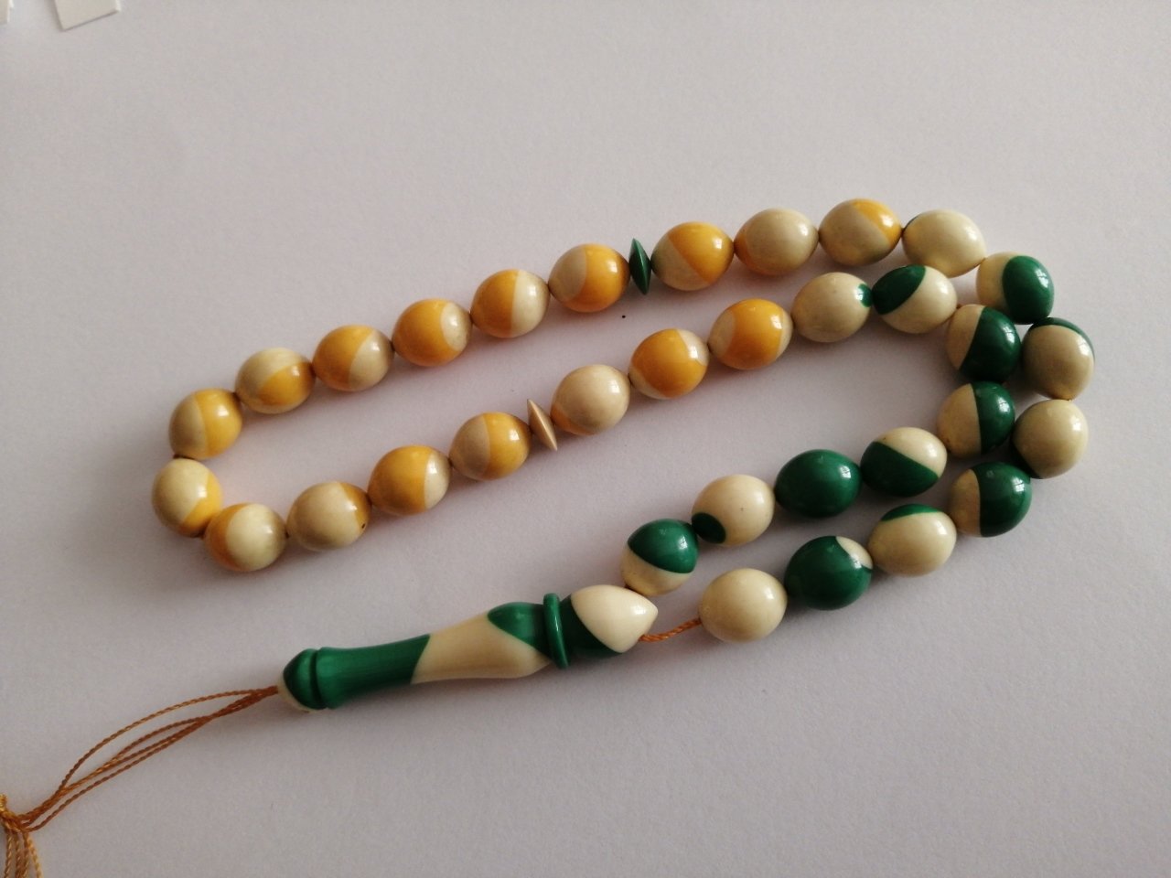 Tombul Beyzi Kesim Aramiht Bilardo Topu Tesbih