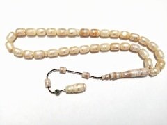 Sistem Püsküllü Torna İşçilikli İnci Tesbih