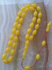 Katalin Sarı Bowling Topu Tesbih