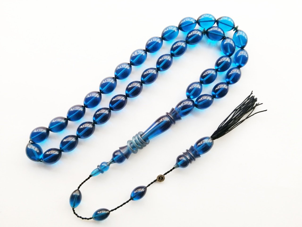 Sistem Püsküllü İmamesi Halkalı Hatasız Beyzi Kesim Ateş Kehribar Tesbih